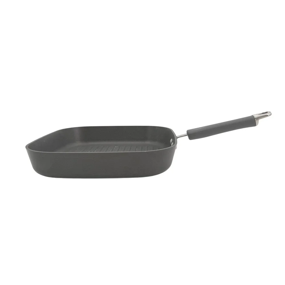 The Pampered Chef Grill Pan 11 in Black Executive Nonstick Square Pan